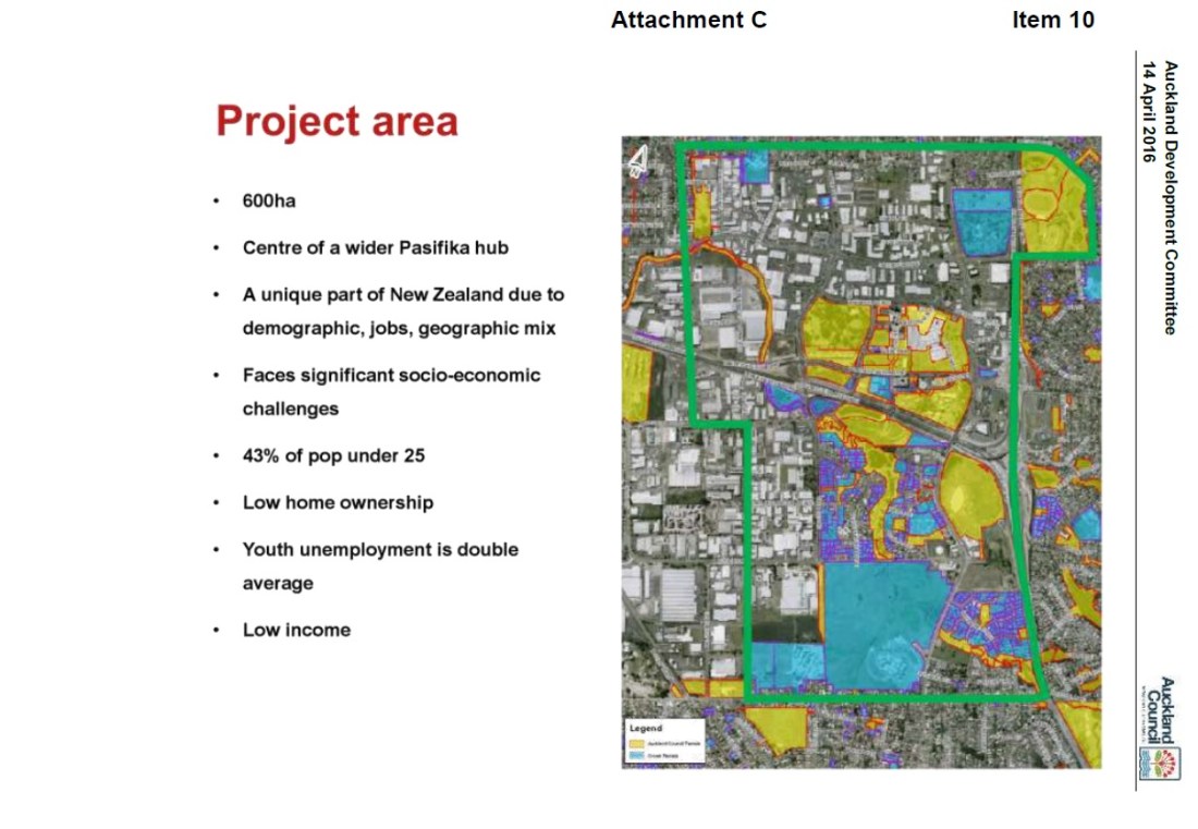 Manukau Project area