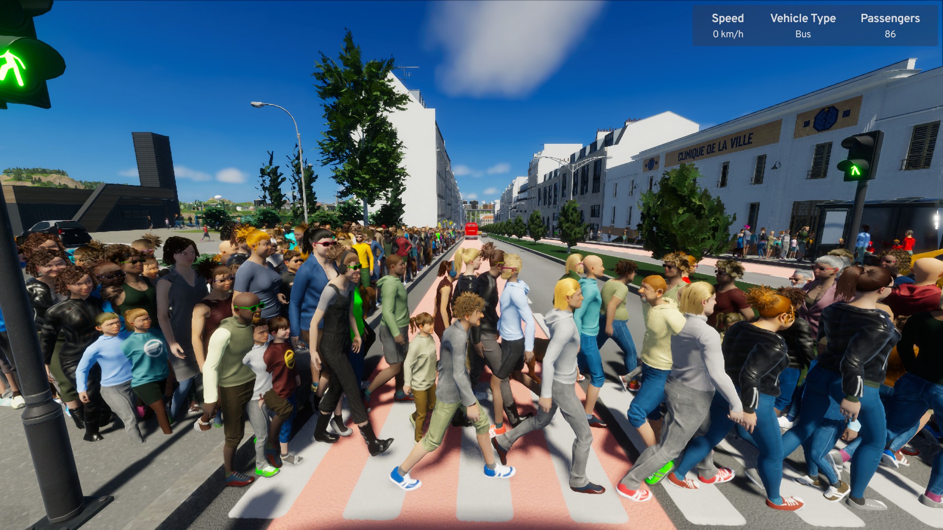 PEDESTRIANS EVERYWHERE in Cities Skylines 2